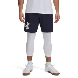Under Armour Blue Tech Woven Graphic Print Loose Fit Shorts-picture-29