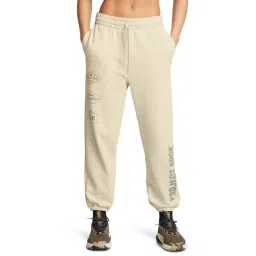 Under Armour Brown Cotton Loose Fit Printed Sports Joggers-picture-22