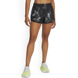 UNDER ARMOUR Fly-By Printed 3" Women Printed Above Knee Shorts-picture-25