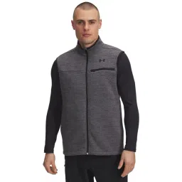 UNDER ARMOUR Gray Regular Fit Solid Sleeveless Specialist Jacket-picture-45