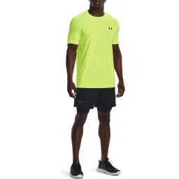 Under Armour Green Regular Fit Checks Sports T-Shirt image 5