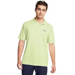 Under Armour Green Regular Fit Logo Printed Sports Polo-picture-28