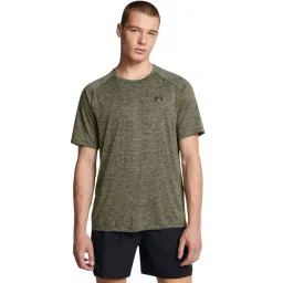 Under Armour Green Regular Fit Logo Printed Sports T-Shirt-picture-17