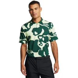 Under Armour Green Regular Fit Printed Sports Polo-picture-19