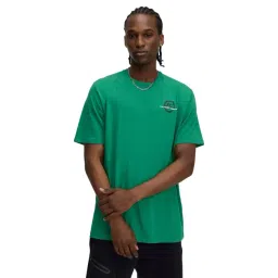 Under Armour Green Regular Fit Printed Sports T-Shirt-picture-30