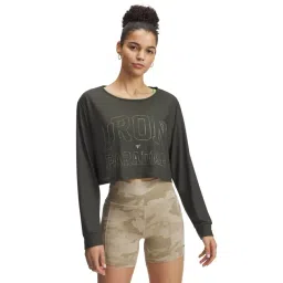 Under Armour Green Regular Fit Printed Sports T-Shirt-picture-10