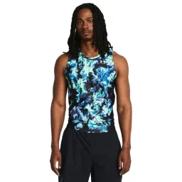 Under Armour Green Regular Fit Printed Tank Tee-picture-27