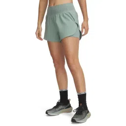 Under Armour Green Regular Fit Sports Shorts-picture-11
