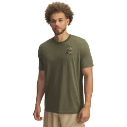 Under Armour Green Regular Fit Sports T-Shirt-picture-26