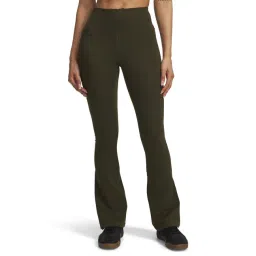UNDER ARMOUR Green Slim Fit Solid High Rise Motion Flare Pants-picture-20