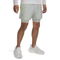 UNDER ARMOUR Green Slim Fit Solid Shorts image 1