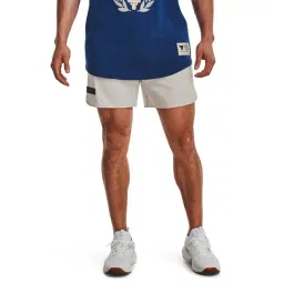 Under Armour Grey Classic Fit Sports Shorts-picture-22