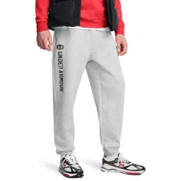 Under Armour Grey Cotton Loose Fit Sports Joggers-picture-25