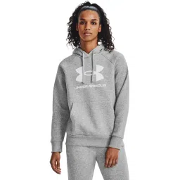 Under Armour Grey Cotton Regular Fit Logo Printed Sports Hoodie-picture-21
