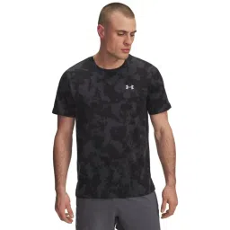 UNDER ARMOUR Grey Launch Printed Short Sleeves T-Shirt-picture-32