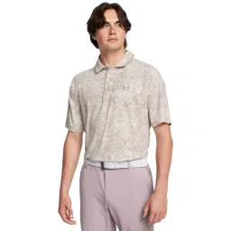 Under Armour Grey Regular Fit Printed Sports Polo-picture-41