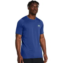 UNDER ARMOUR Men Abstract Printed Round NeckT-shirt image 1