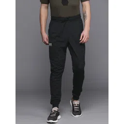 UNDER ARMOUR Men Black Sportstyle Tricot Solid Joggers-picture-11