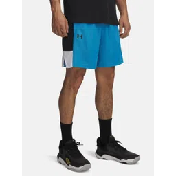UNDER ARMOUR Men Colourblocked Loose Fit Zone 7" Sports Shorts-picture-29
