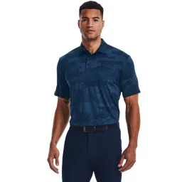 Under Armour Navy Blue Regular Fit Camouflage Sports Polo-picture-16