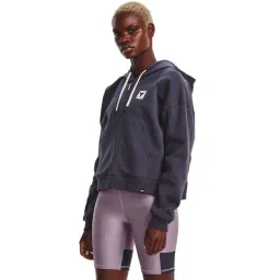 UNDER ARMOUR Navy Cotton Logo Print Sports Jacket-picture-32