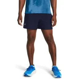 Under Armour Navy Slim Fit Logo Printed Sports Shorts-picture-26