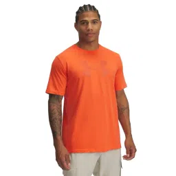 Under Armour Orange Regular Fit Printed Sports T-Shirt-picture-21