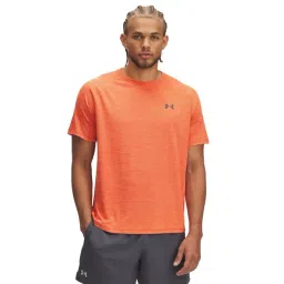 Under Armour Orange Regular Fit Texture Sports T-Shirt-picture-28