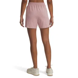 Under Armour Pink Cotton Relaxed Fit Sports Shorts image 2