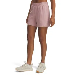 Under Armour Pink Cotton Relaxed Fit Sports Shorts image 1