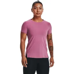 UNDER ARMOUR Pink Logo Print Sports T-Shirt-picture-30