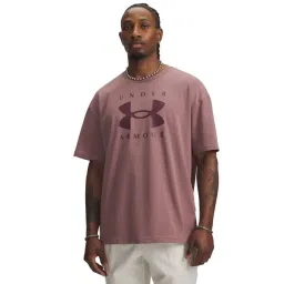 Under Armour Pink Regular Fit Printed Sports T-Shirt-picture-30