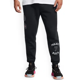 UNDER ARMOUR Project Rock Icon Fleece Men Printed Relaxed Fit Joggers-picture-27