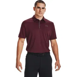 Under Armour Red Regular Fit Sports Polo-picture-28