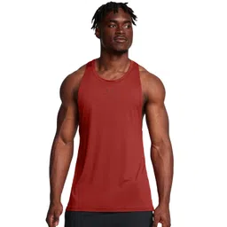 UNDER ARMOUR Vanish Energy Round Neck Tank Vests 1382802-840-Orange-picture-29