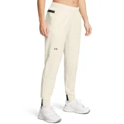 Under Armour White Loose Fit Logo Printed Sports Joggers-picture-21