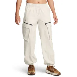 Under Armour White Loose Fit Logo Printed Sports Joggers-picture-17
