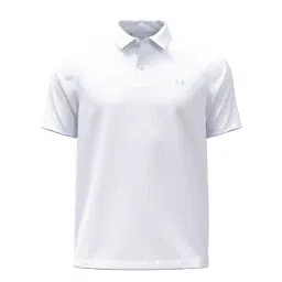 UNDER ARMOUR White Regular Fit Solid Polo T-Shirt-picture-22