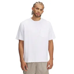 UNDER ARMOUR White Regular Fit Solid T-Shirt-picture-21