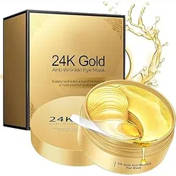 Under Eye Patches 60 Pcs 24K Gold Hydrogel Mask Puffy Eye & Dark Circles Treatment Reduces Eye Bags, Smooths Fine Lines & Wrinkles Moisturizing Under Eye Pads for Dryness Relief-picture-37