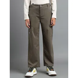 UNDER FOURTEEN ONLY Boys Mid Rise Regular Fit Cotton Cargos Trousers-picture-43