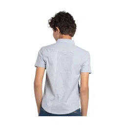 Under Fourteen Only Boys Multicolor Textured Shirt image 2