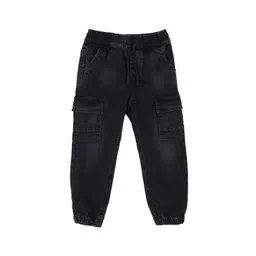 UNDER FOURTEEN ONLY Boys Slim Fit Mid-Rise Low Distress Jeans-picture-17