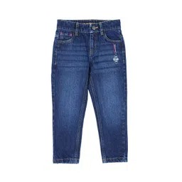 UNDER FOURTEEN ONLY Boys Slim Fit Mid-Rise Low Distress Light Fade Jeans-picture-26