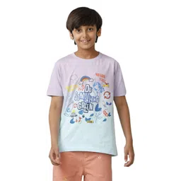 UNDER FOURTEEN ONLY Boys Typography Printed T-shirt-picture-33