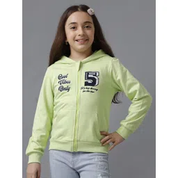 UNDER FOURTEEN ONLY Girls Printed Front-Open Sweatshirt-picture-33