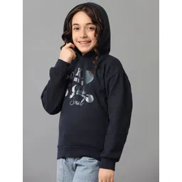 UNDER FOURTEEN ONLY Girls Typography Printed Sweatshirt image 3