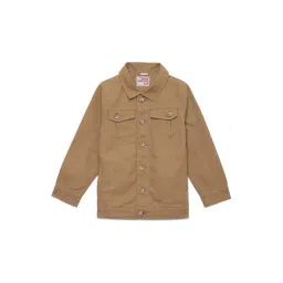 Under Fourteen Only Kids Brown Regular Fit Full Sleeves Shirt-image-25