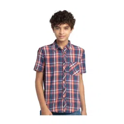 Under Fourteen Only Kids Multicolor Checks Shirt-picture-13