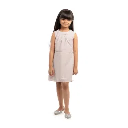 Under Fourteen Only Kids Pink Regular Fit Dress-image-33